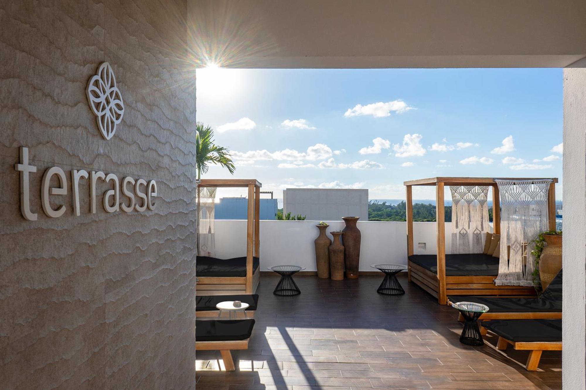 Terrasse Hotel بلايا ديل كارمن المظهر الخارجي الصورة